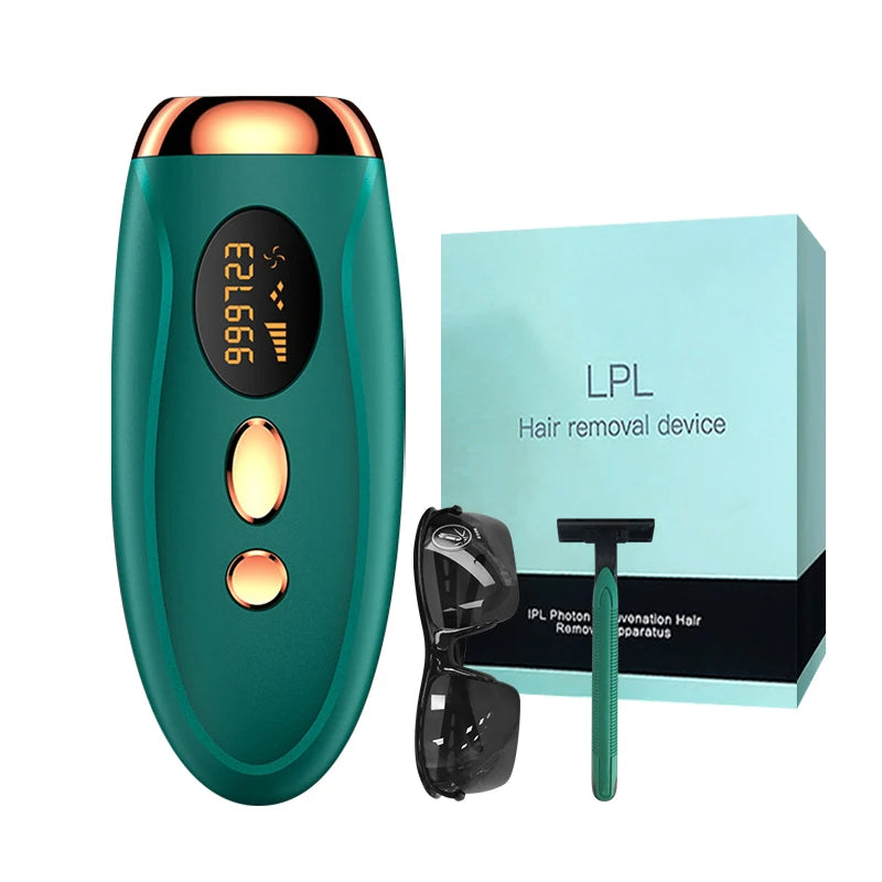 LaserPro V2 Home - מכשיר ביתי להסרת שיער FACTORYX ירוק  