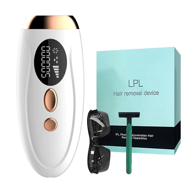 LaserPro V2 Home - מכשיר ביתי להסרת שיער FACTORYX לבן  