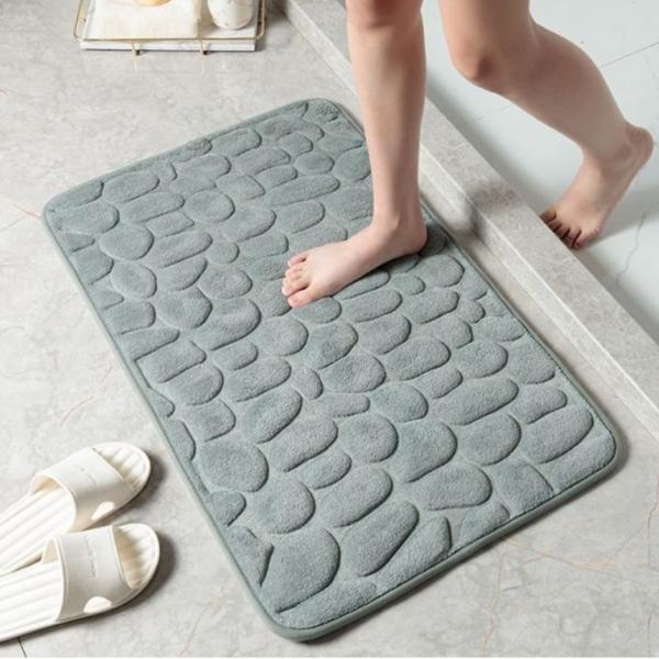 שטיח אמבטיה נגד החלקה FACTORYX אפור 40x60cm 
