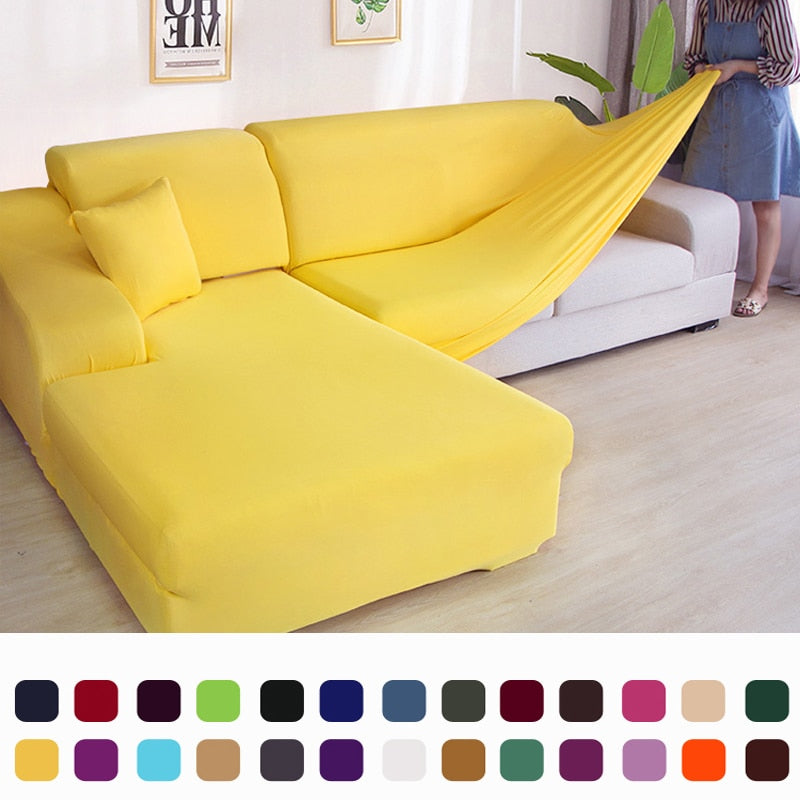 כיסוי לספה נמתח ורחיץ FACTORYX צהוב מושב יחיד 90-140 ס"מ 