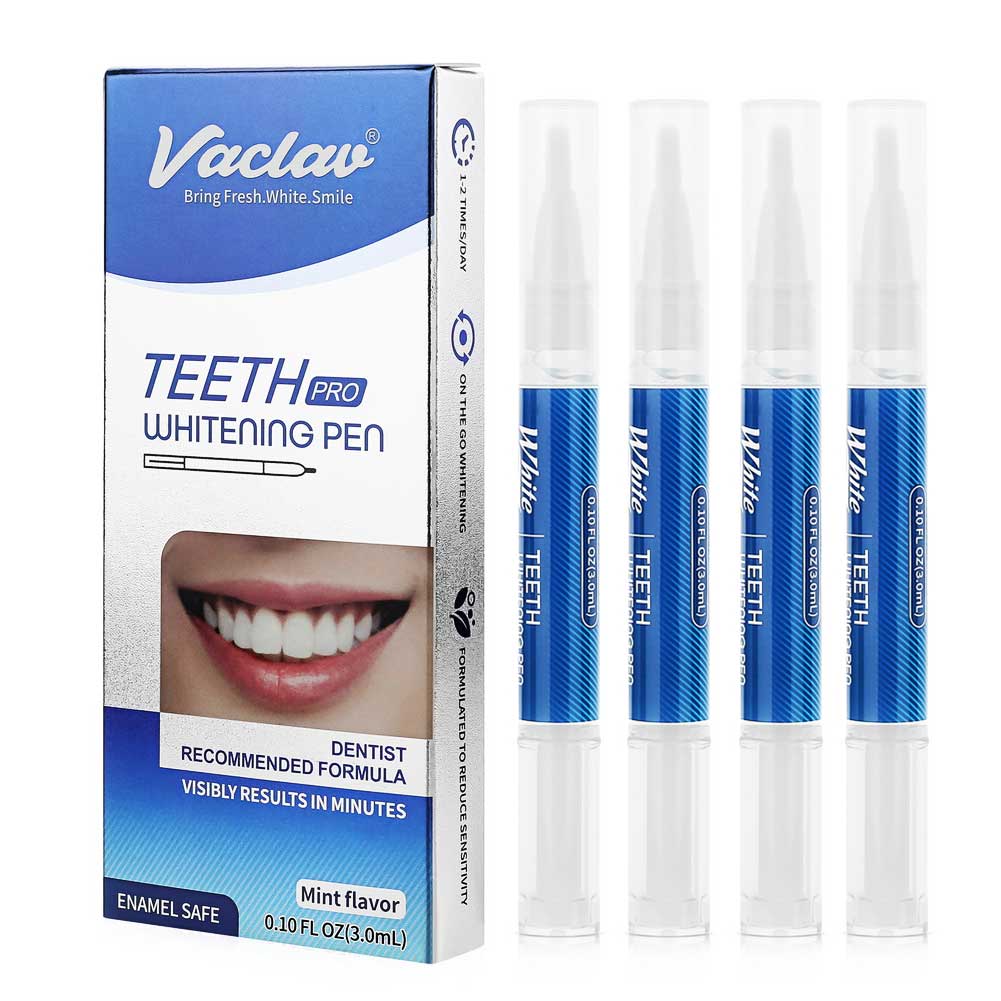 עט להלבנת שיניים (4 יח') טוש ג'ל מלבין שיניים לשימוש ביתי FACTORYX   